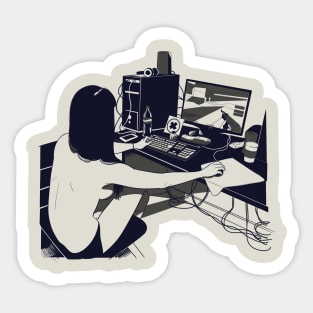 Gamer Girl Sticker